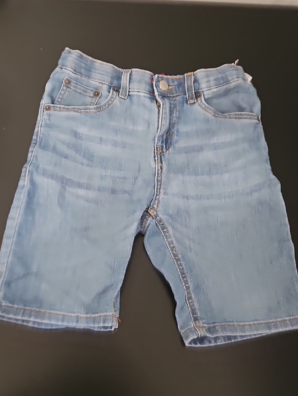 Levi's Youth Light Blue Denim Shorts Size 12 Reg